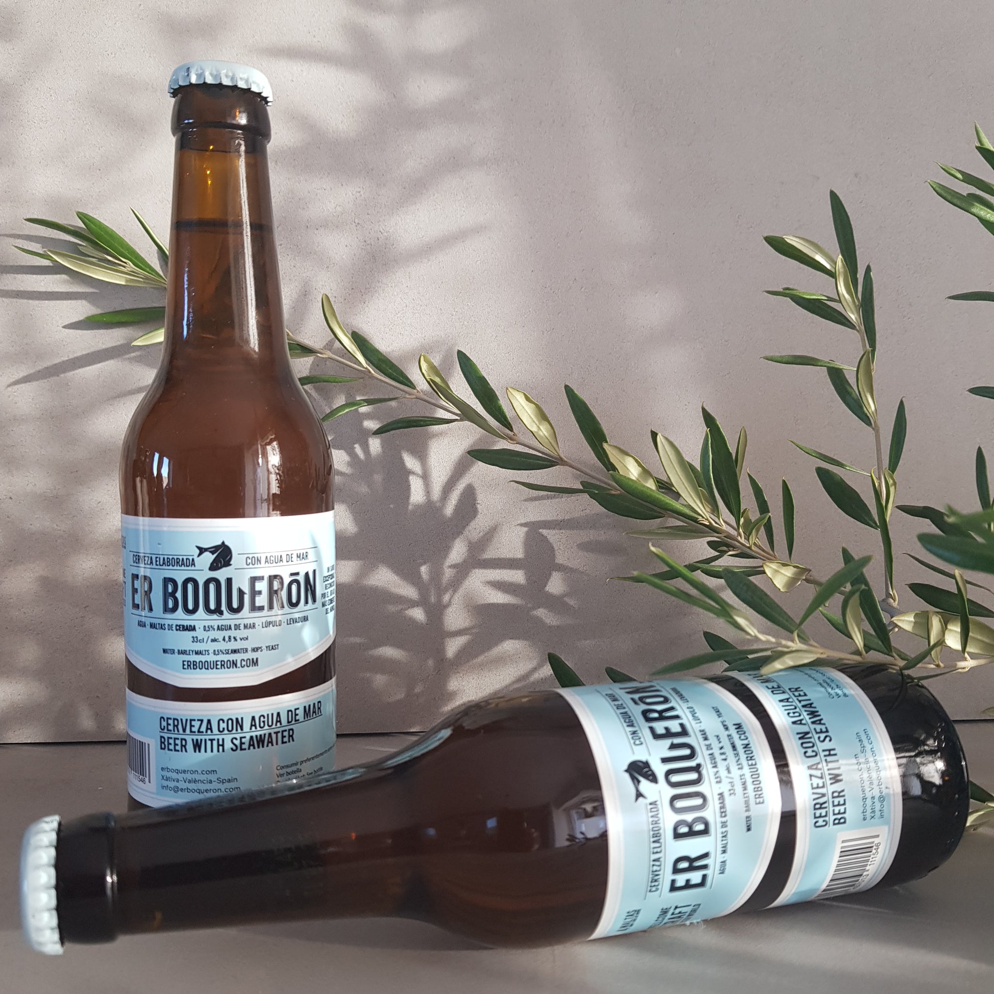 Er Boquerón Fris blond pilsbier 