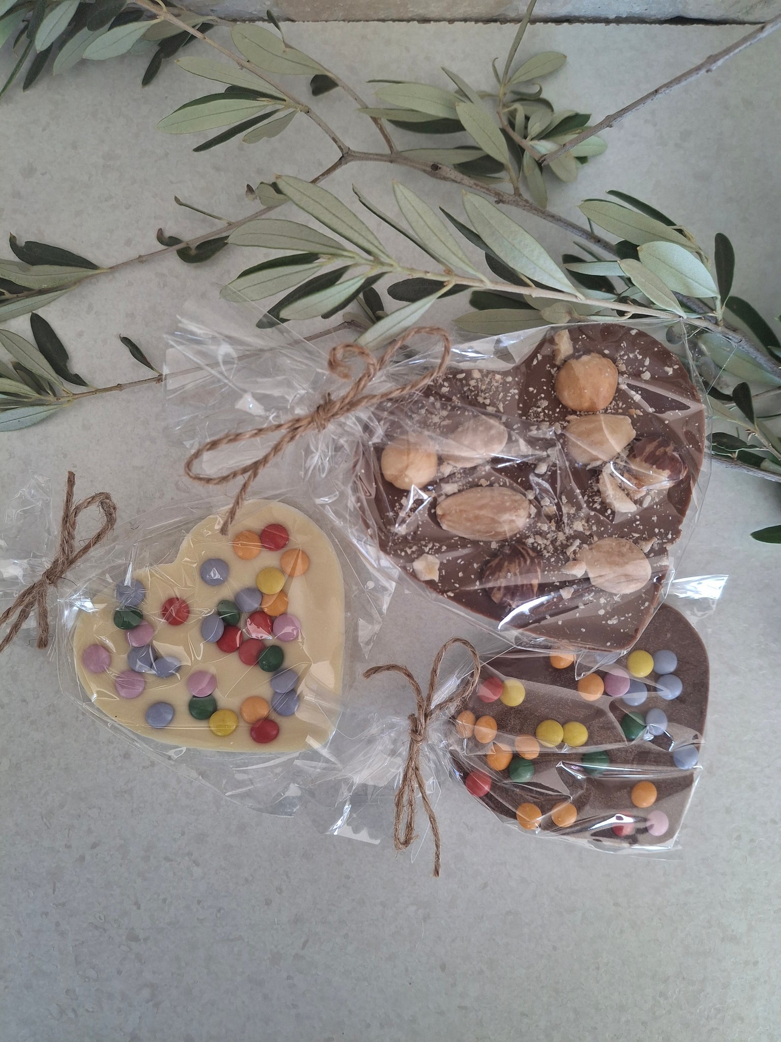 Chocoladeharten 3 stuks